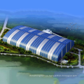 Estructura de acero de acero amplio prefabricado edificio Taller de almacenamiento de carbón cobertizo